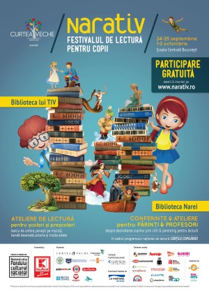 NARATIV - festivalul pentru copii care promoveaza cititul de placere